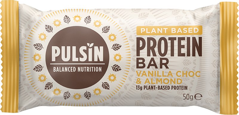 Pulsin Proteiinipatukka Vaniljasuklaa & Manteli-Pulsin-Hyvinvoinnin Tavaratalo