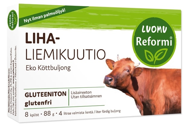 Reformi Luomu Lihaliemikuutiot