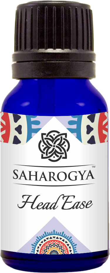 Saharogya Eteerinen Öljysekoitus Head Ease (Parasta ennen 31.12.2025)-Saharogya-Hyvinvoinnin Tavaratalo