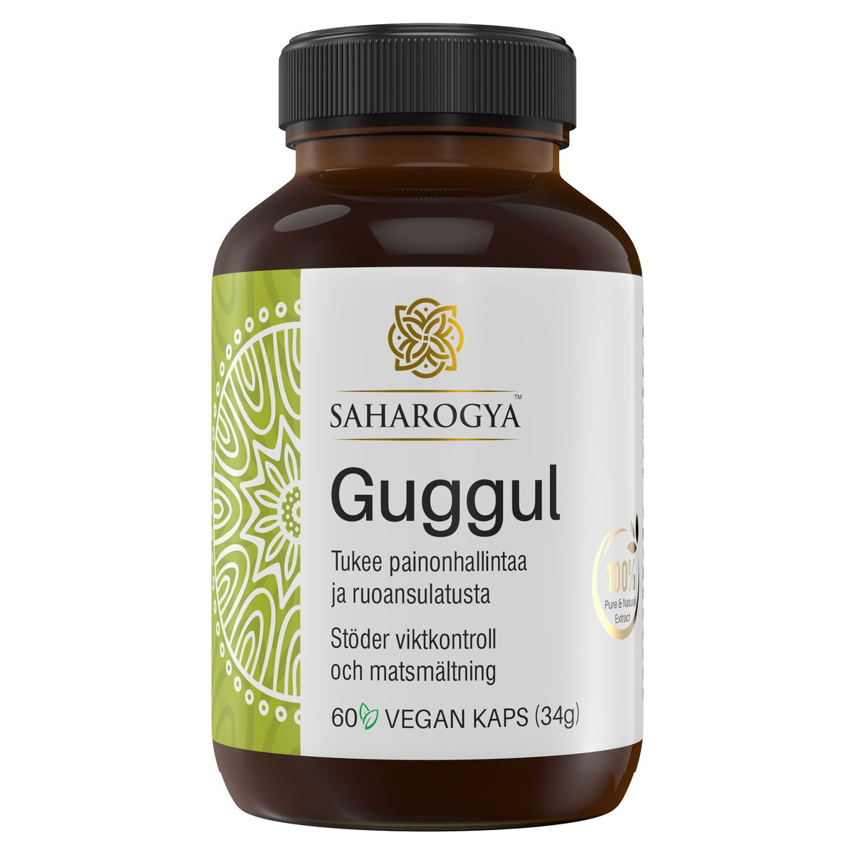 Saharogya Guggul 500 mg (Parasta ennen 31.01.2026)-Saharogya-Hyvinvoinnin Tavaratalo