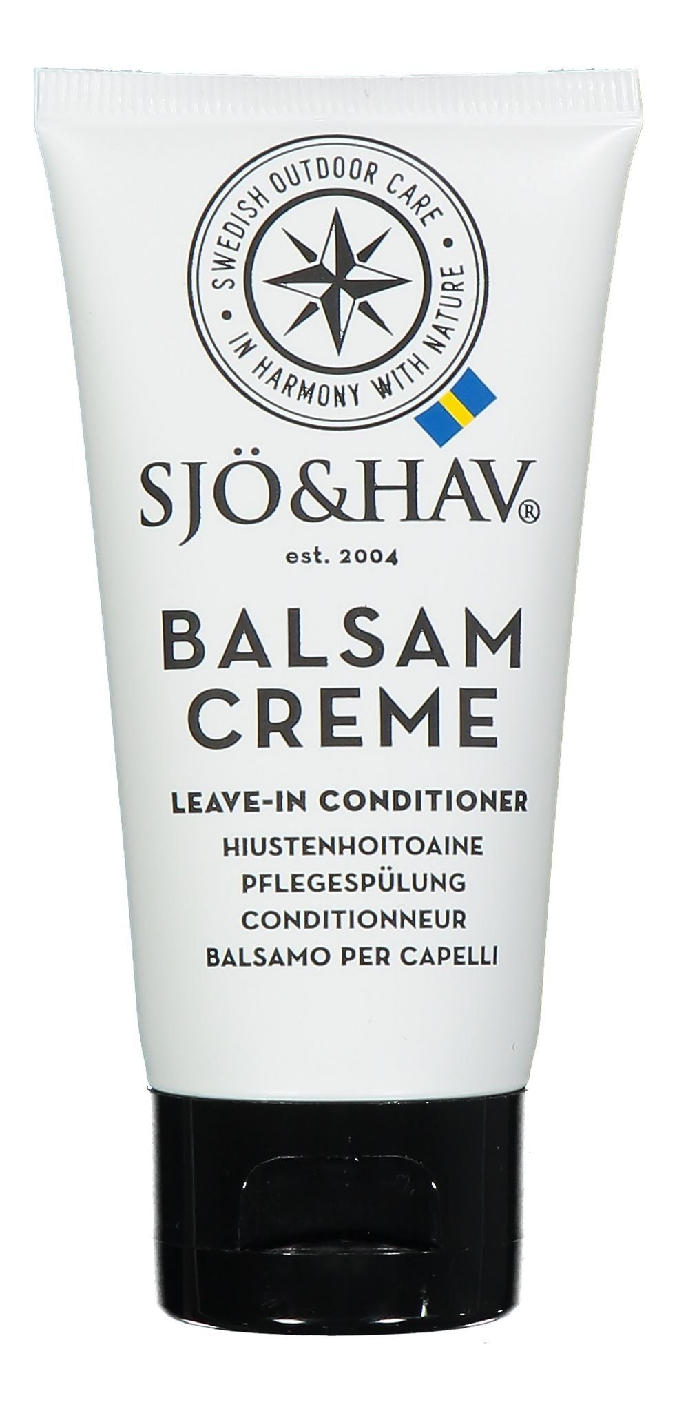 Sjö&Hav Balsam Creme – hajusteeton, hiuksiin jätettävä leave-in hoitoaine ulkoiluun