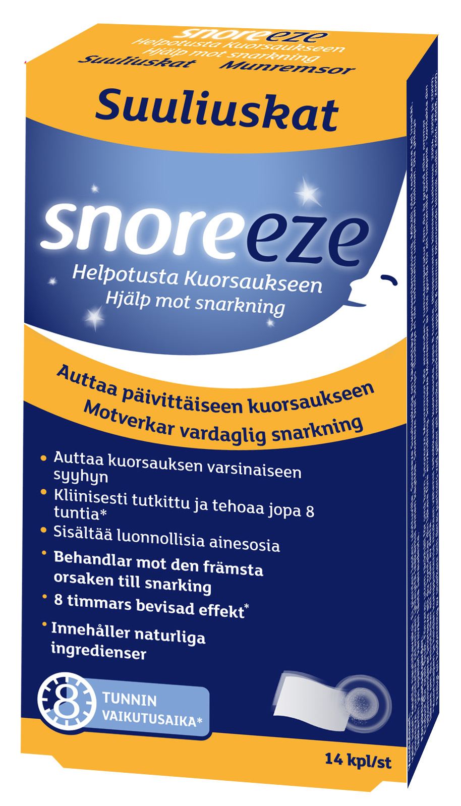 Snoreeze Suuliuskat (Parasta ennen 31.10.2026)