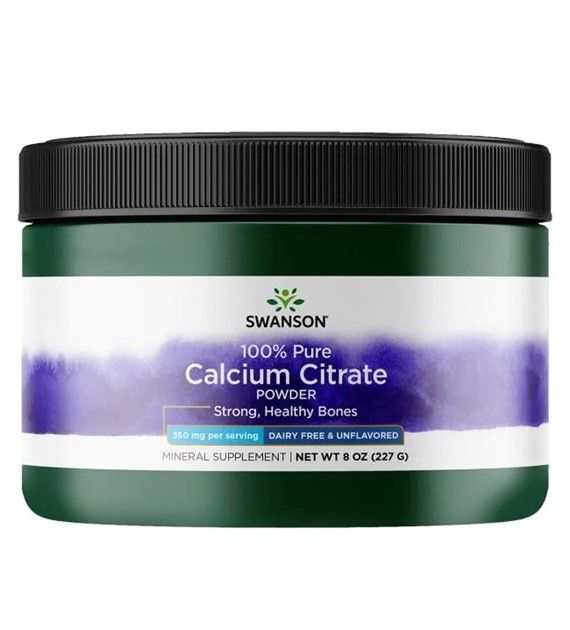 Swanson Calcium Citrate Powder-Swanson-Hyvinvoinnin Tavaratalo