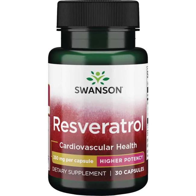 Swanson Resveratrol 250 mg-Swanson-Hyvinvoinnin Tavaratalo