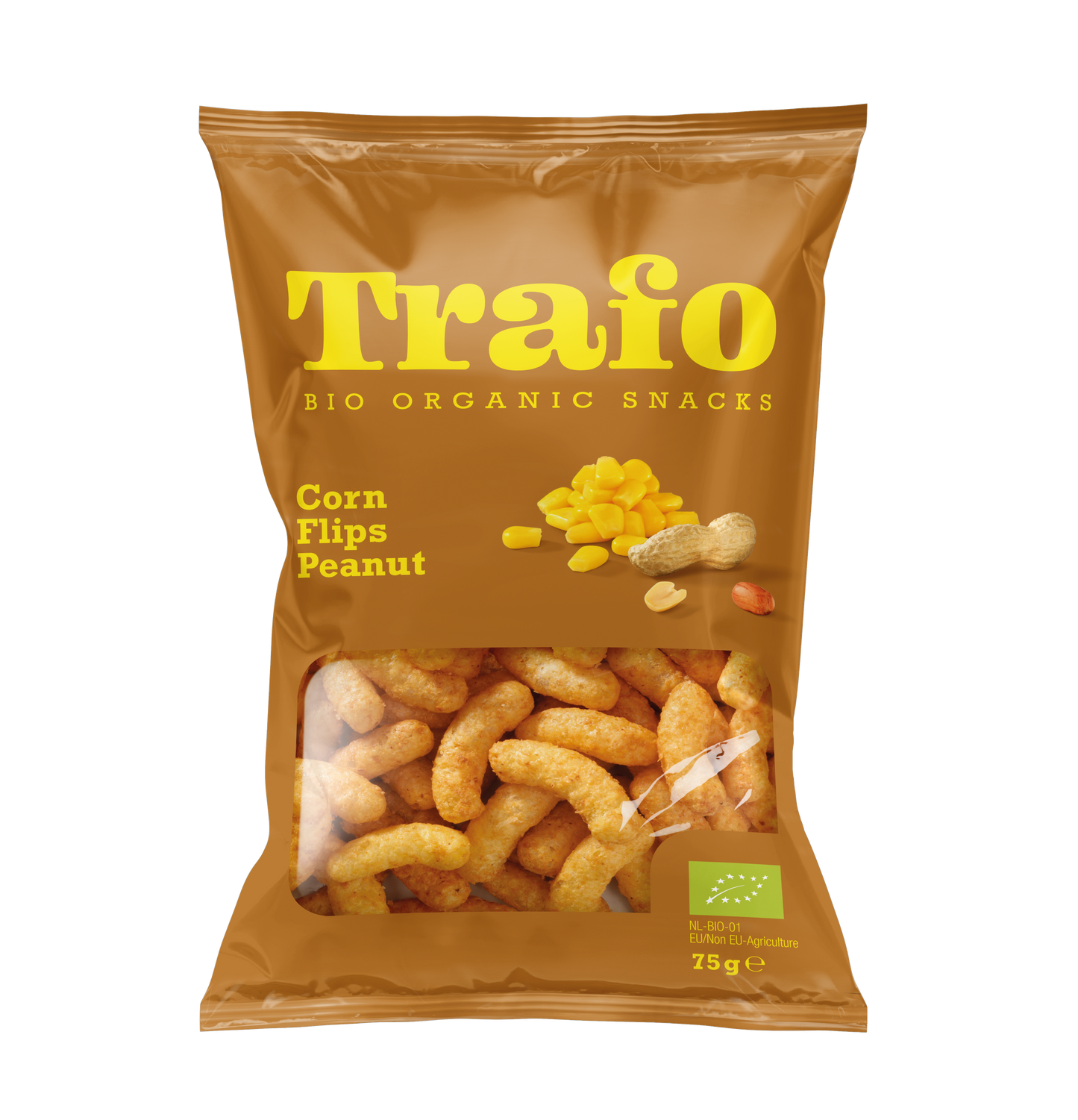 Trafo Luomu Maissi-Maapähkinä Snack-Trafo-Hyvinvoinnin Tavaratalo