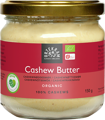 Urtekram Luomu Cashewpähkinävoi-Urtekram-Hyvinvoinnin Tavaratalo