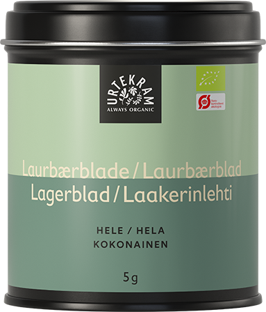 Urtekram Luomu Laakerinlehti, kokonainen-Urtekram-Hyvinvoinnin Tavaratalo