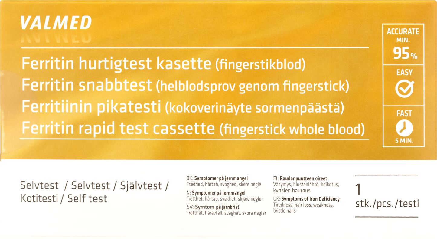 Valmed Ferritiinitesti-Valmed-Hyvinvoinnin Tavaratalo
