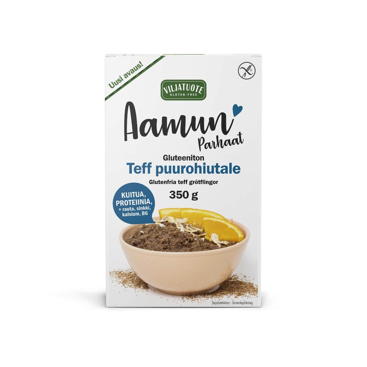 Virtasalmen Viljatuote Gluteeniton Teff Puurohiutale-Virtasalmen Viljatuote-Hyvinvoinnin Tavaratalo