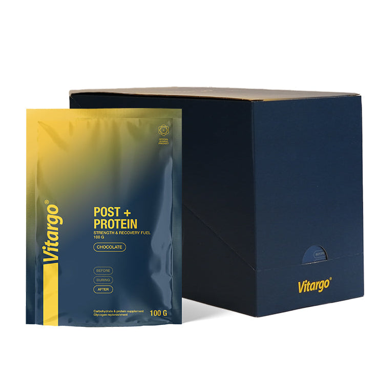 Vitargo Post + Protein Chocolate – palautusjauhe, hiilihydraatti ja heraproteiini, 100 g