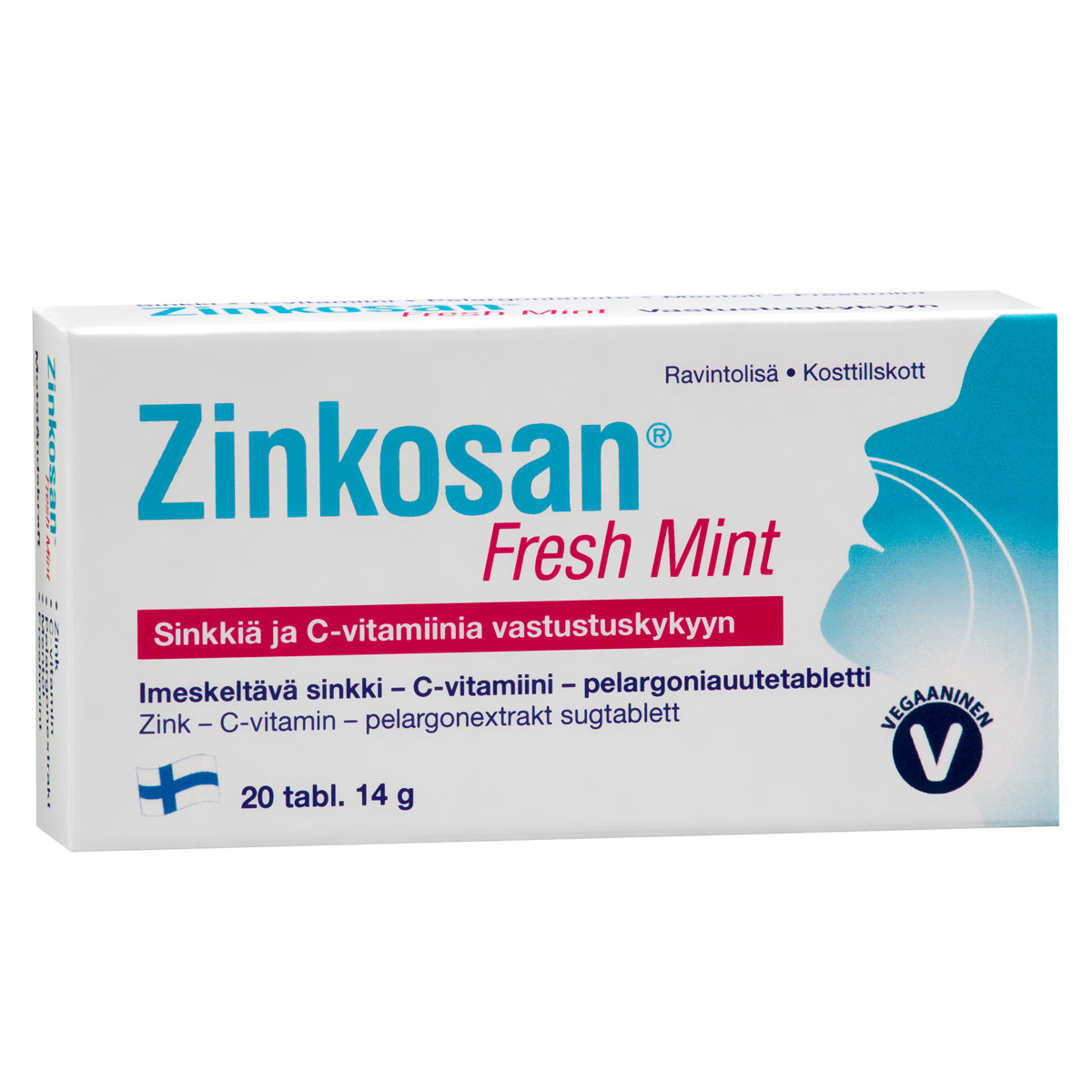 Zinkosan Fresh Mint-Hankintatukku-Hyvinvoinnin Tavaratalo
