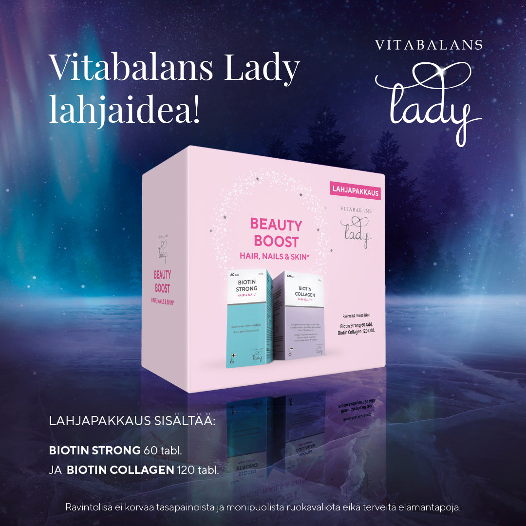 Beauty Boost Hair, Nails & Skin Lahjapakkaus-Vitabalans-Hyvinvoinnin Tavaratalo
