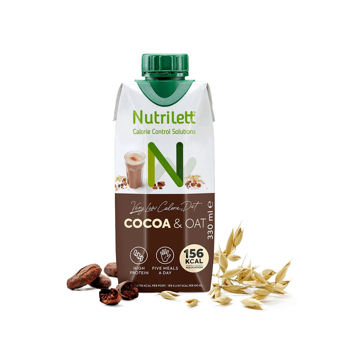 Nutrilett VLCD Kauramaitopirtelö Kaakao 12-pack-Nutrilett-Hyvinvoinnin Tavaratalo