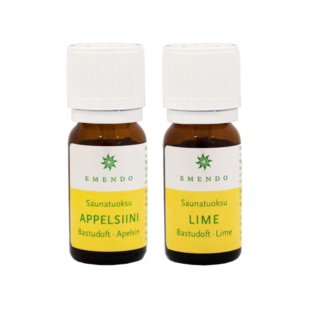 Emendo Saunatuoksu 2-pack Appelsiini & Lime-Emendo-Hyvinvoinnin Tavaratalo