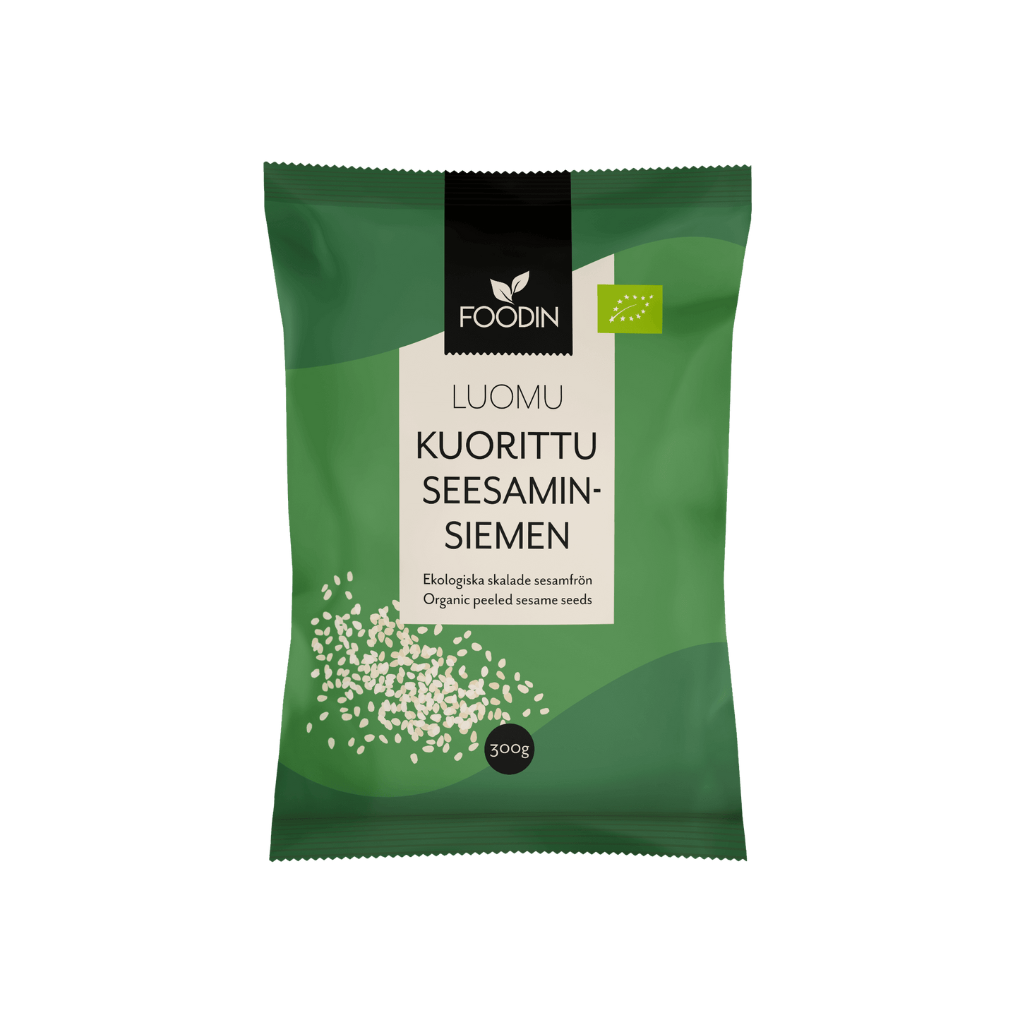 Foodin Luomu Seesaminsiemen Kuorittu-Foodin-Hyvinvoinnin Tavaratalo