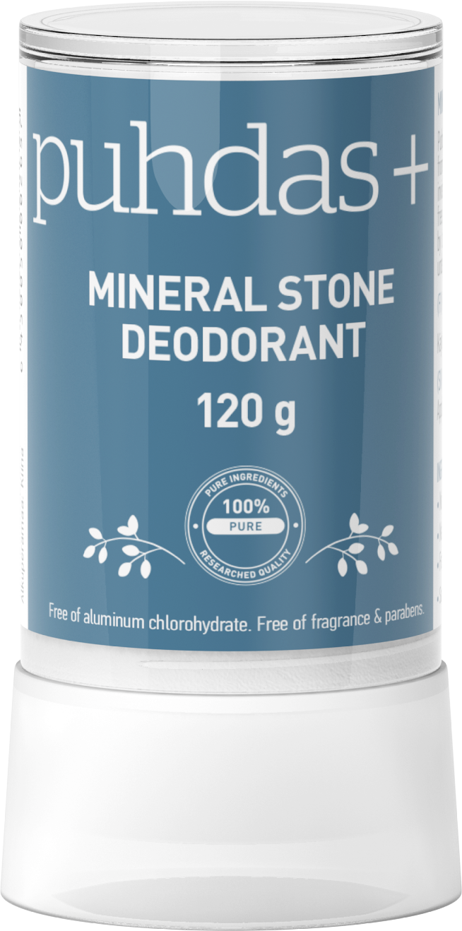 Puhdas+ Mineraalikivideodorantti-Puhdas+-Hyvinvoinnin Tavaratalo