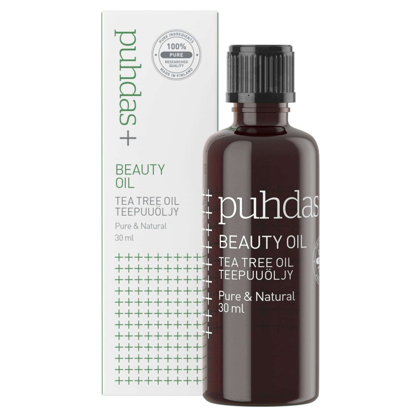 Puhdas+ Teepuuöljy-Puhdas+-Hyvinvoinnin Tavaratalo