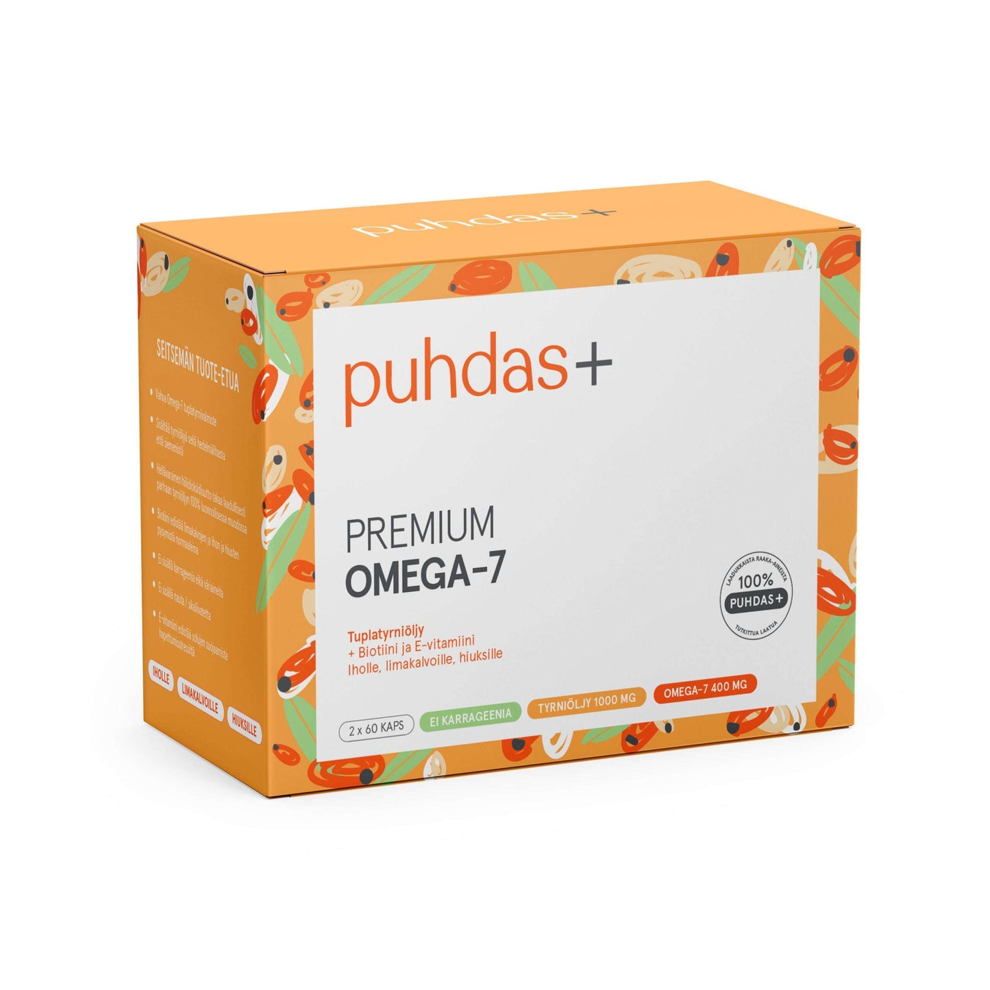 Puhdas+ Premium Omega-7-Puhdas+-Hyvinvoinnin Tavaratalo