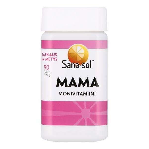 Sana-sol Mama Monivitamiini-Sana-sol-Hyvinvoinnin Tavaratalo