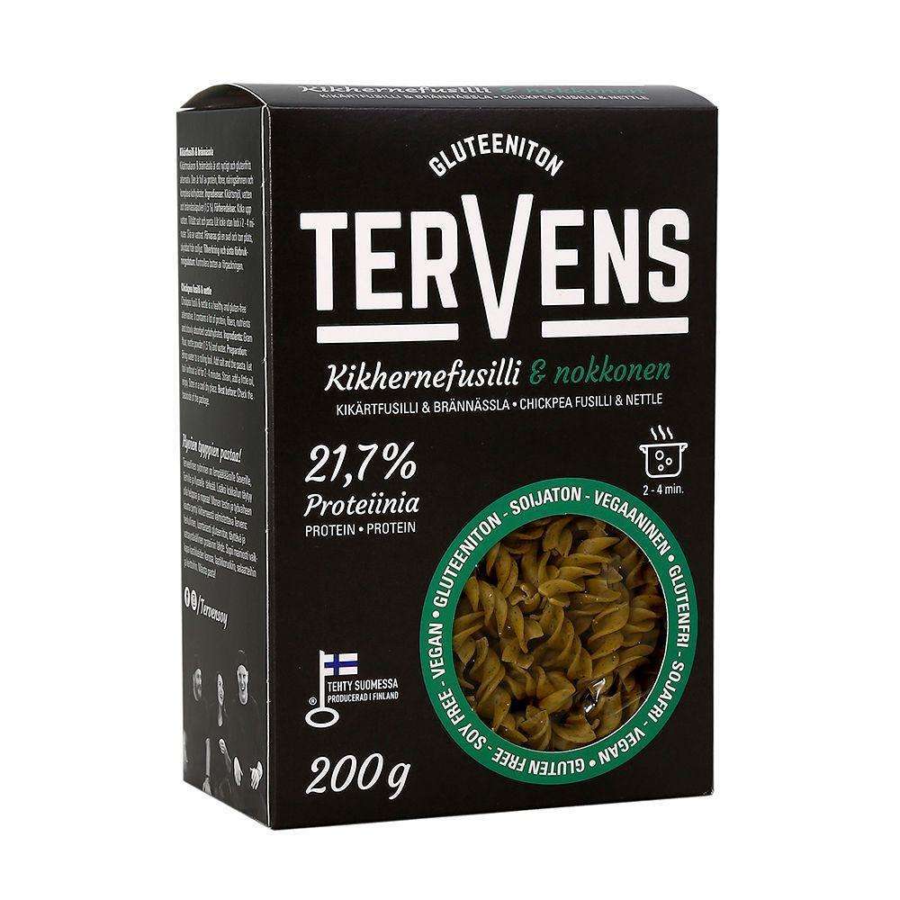 Tervens Kikhernefusilli & Nokkonen-Tervens-Hyvinvoinnin Tavaratalo