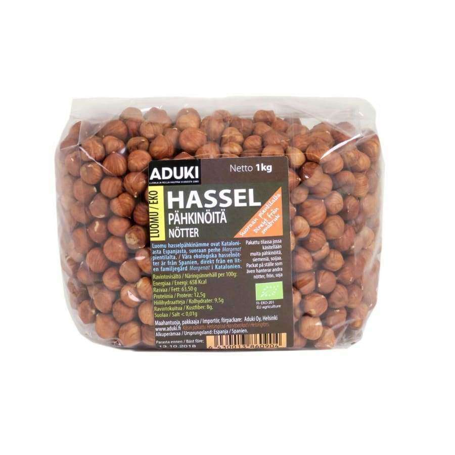 Aduki Luomu Hasselpähkinä-Aduki-Hyvinvoinnin Tavaratalo