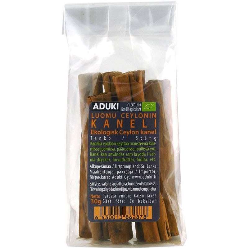 Aduki Luomu Ceylon Kanelitanko-Aduki-Hyvinvoinnin Tavaratalo