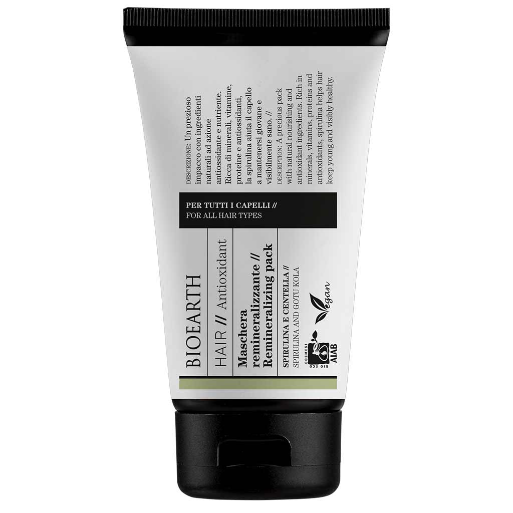 Bioearth HAIR 2.0 Remineralizing Pack Tehohoito kaikille hiuslaaduille-Bioearth-Hyvinvoinnin Tavaratalo