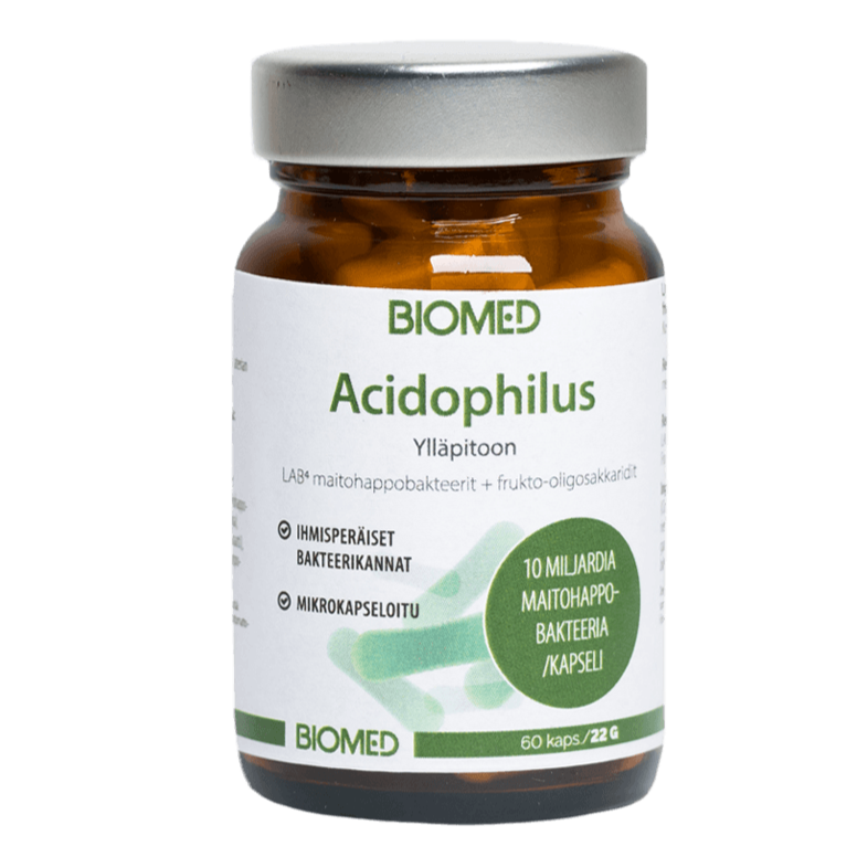 Biomed Acidophilus-Biomed-Hyvinvoinnin Tavaratalo