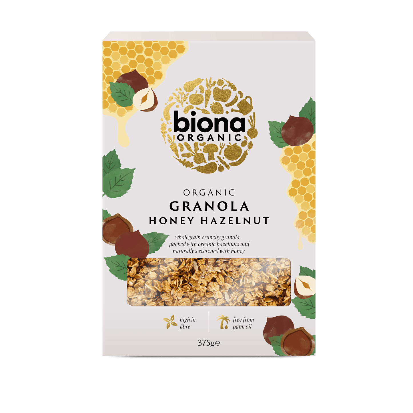 Biona Luomu Hunaja & Hasselpähkinä Granola-Biona-Hyvinvoinnin Tavaratalo