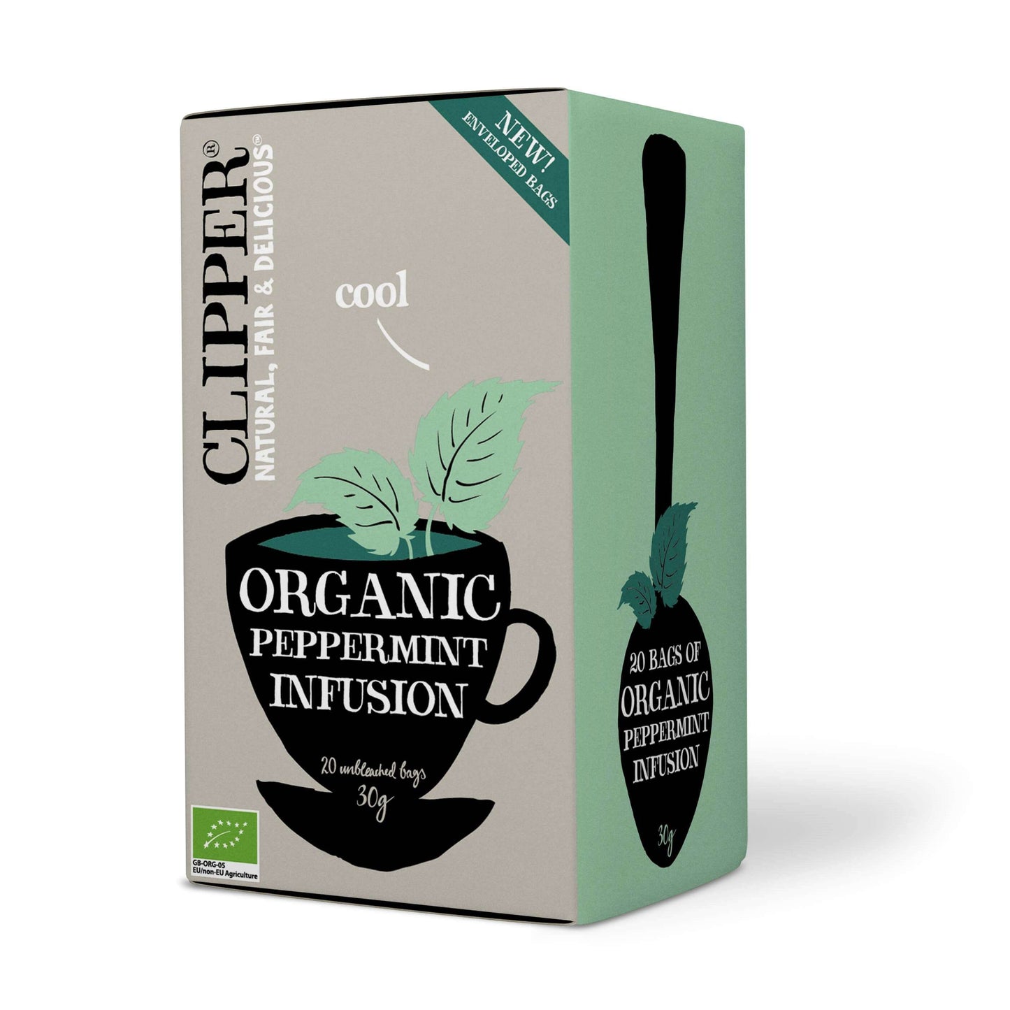 Clipper Luomu Piparminttu tee-Clipper-Hyvinvoinnin Tavaratalo