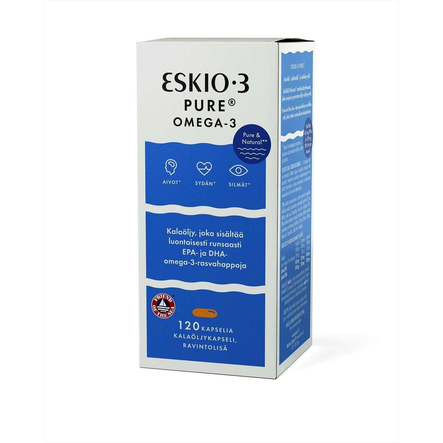 Eskio-3 Pure Kalaöljykapseli-Eskio-3-Hyvinvoinnin Tavaratalo