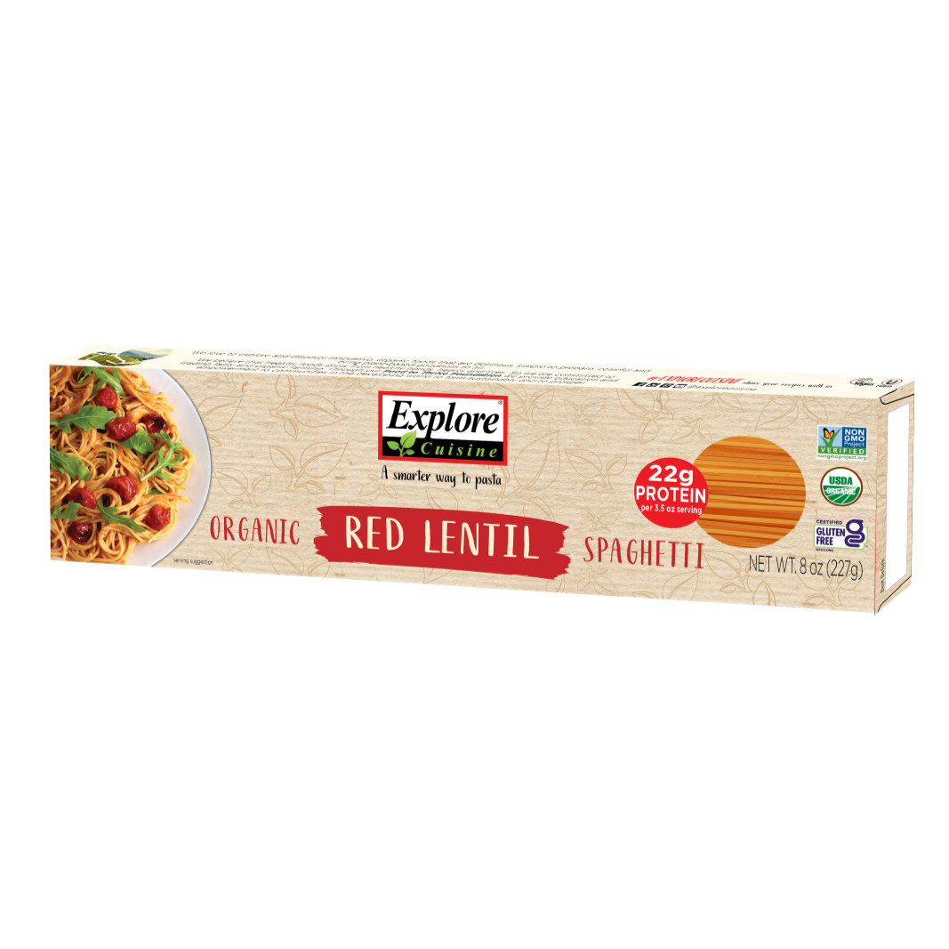 Explore Cuisine Luomu Punainen Linssi Spagetti-Explore Cuisine-Hyvinvoinnin Tavaratalo