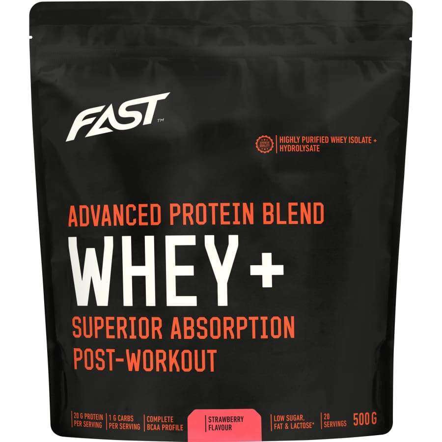 Fast Whey+ Mansikka-Fast-Hyvinvoinnin Tavaratalo