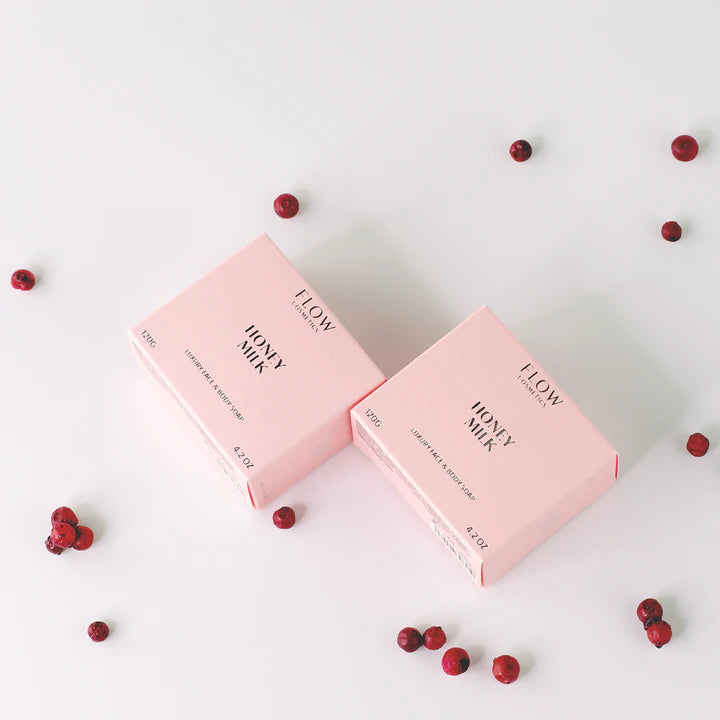 FLOW Cosmetics Honey Milk Kasvosaippua-FLOW Cosmetics-Hyvinvoinnin Tavaratalo