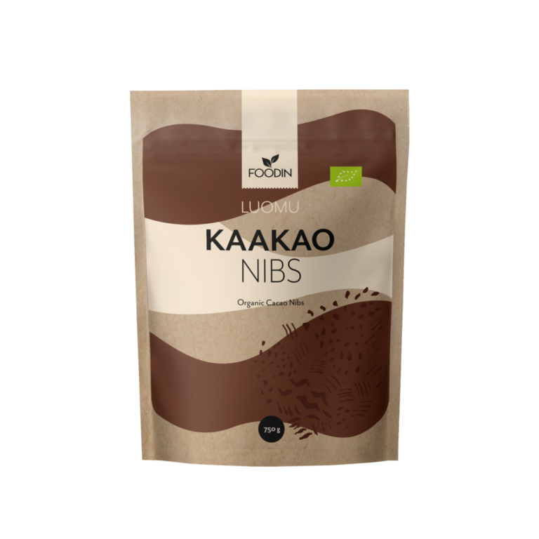 Foodin Luomu Kaakaonibs-Foodin-Hyvinvoinnin Tavaratalo