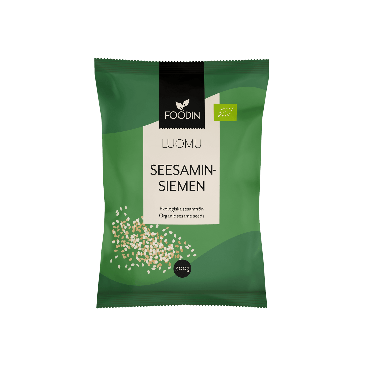 Foodin Luomu Kokonainen Seesaminsiemen-Foodin-Hyvinvoinnin Tavaratalo