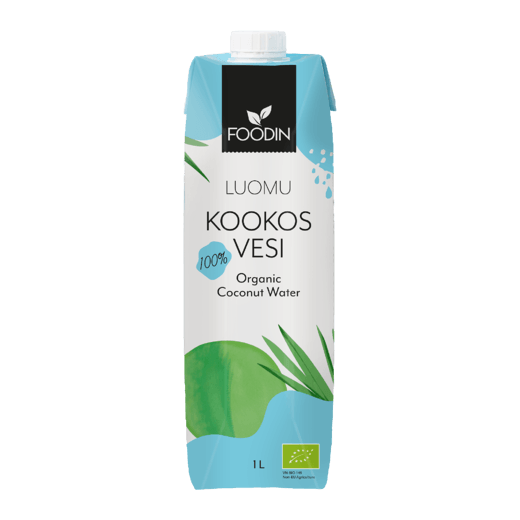 Foodin Luomu Kookosvesi-Foodin-Hyvinvoinnin Tavaratalo