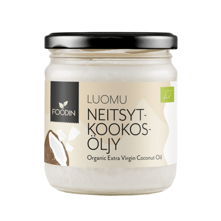 Foodin Luomu Kylmäpuristettu Kookosöljy-Foodin-Hyvinvoinnin Tavaratalo