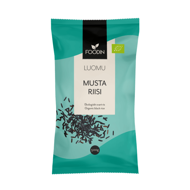 Foodin Luomu Musta Riisi-Foodin-Hyvinvoinnin Tavaratalo