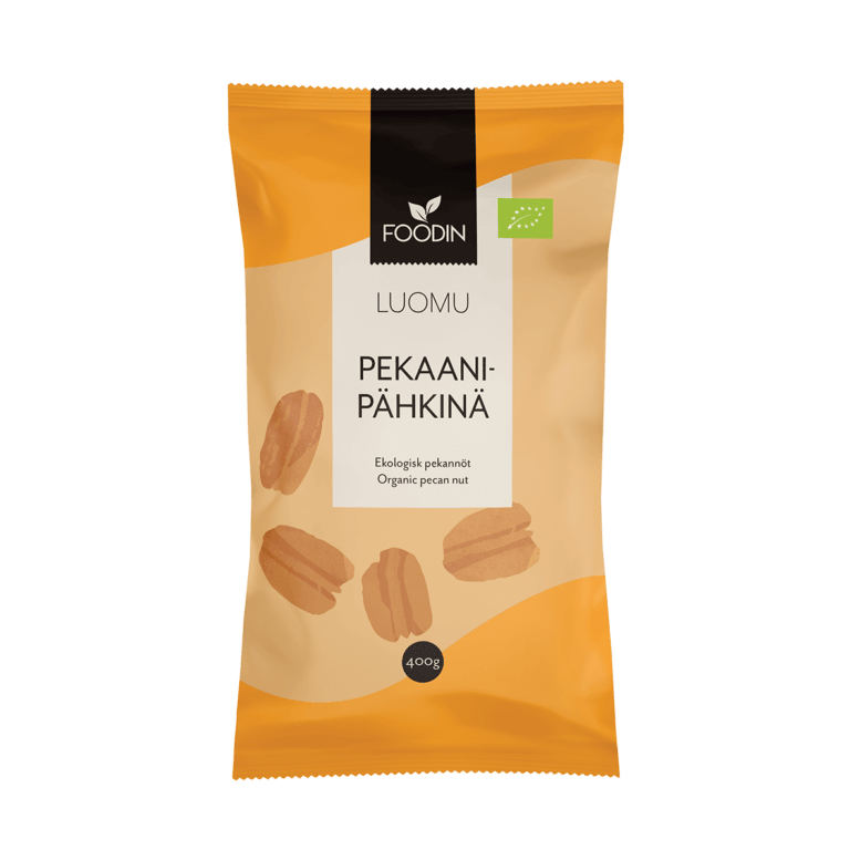Foodin Luomu Pekaanipähkinä-Foodin-Hyvinvoinnin Tavaratalo