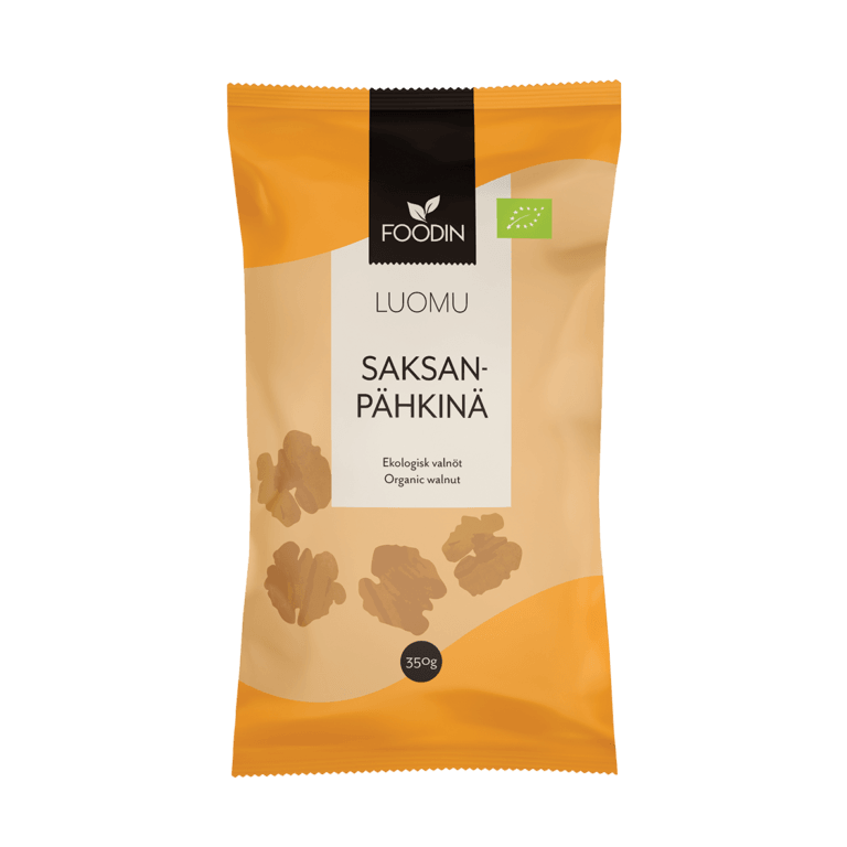 Foodin Luomu Saksanpähkinä-Foodin-Hyvinvoinnin Tavaratalo