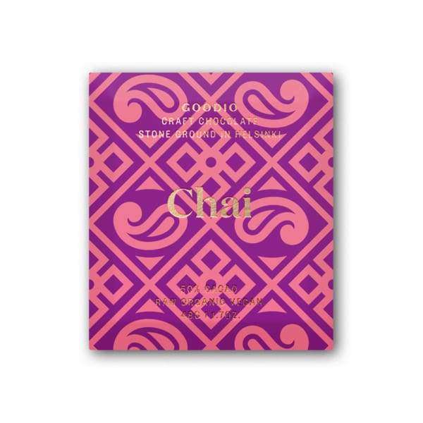 Goodio Luomu Chai Raakasuklaa 50%-Goodio-Hyvinvoinnin Tavaratalo