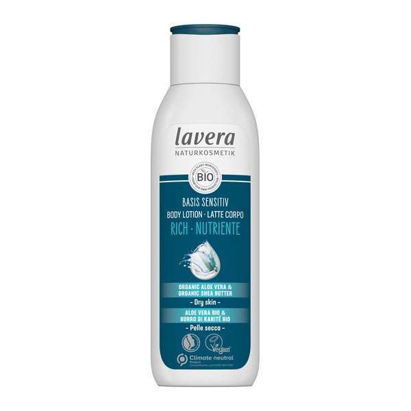 Lavera Basis Sensitiv Rich Body Lotion-Lavera-Hyvinvoinnin Tavaratalo