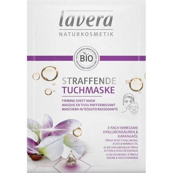 Lavera Firming Sheet Mask Kiinteyttävä kasvonaamio-Lavera-Hyvinvoinnin Tavaratalo