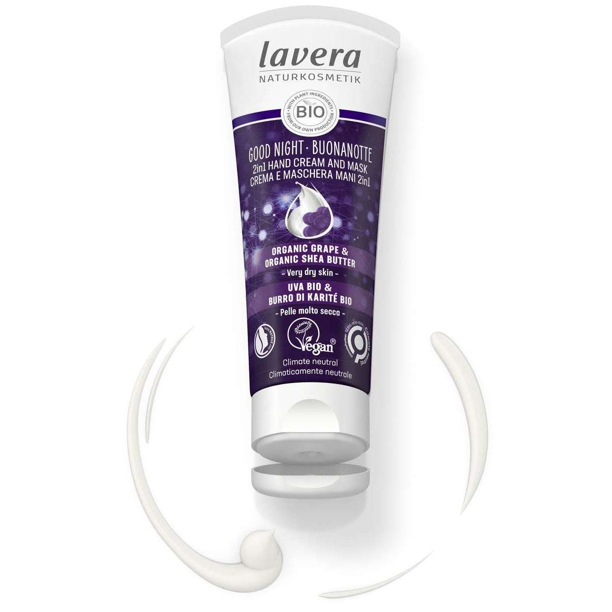 Lavera Good Night 2in1 Käsivoide & naamio-Lavera-Hyvinvoinnin Tavaratalo