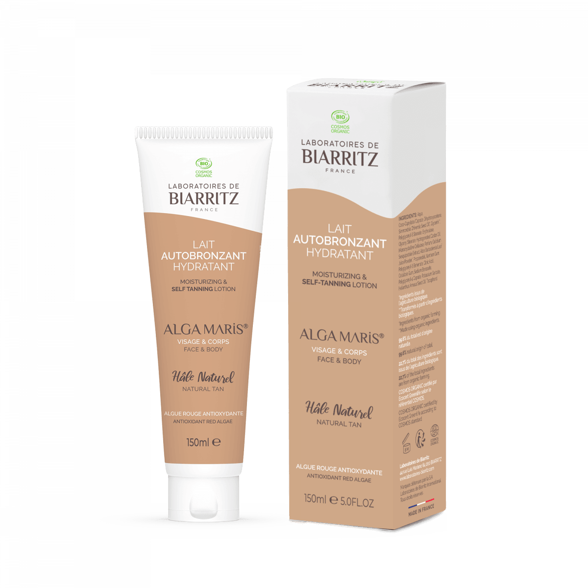Laboratoires de Biarritz Alga Maris Self Tanning Itseruskettava voide-Laboratoires de Biarritz-Hyvinvoinnin Tavaratalo