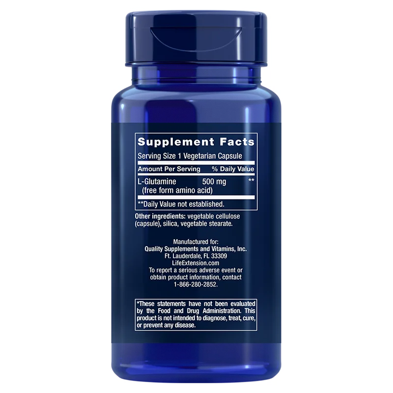Life Extension L-Glutamine-Life Extension-Hyvinvoinnin Tavaratalo