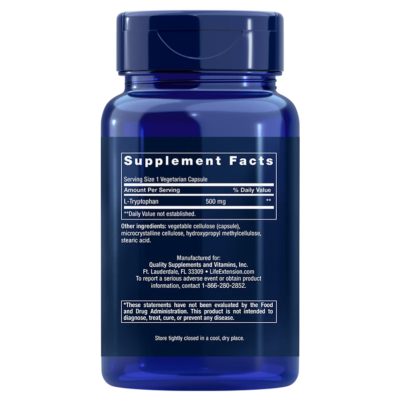 Life Extension L-Tryptophan-Life Extension-Hyvinvoinnin Tavaratalo