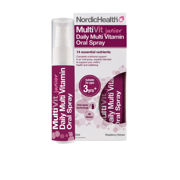 Nordic Health MultiVit monivitamiinisuihke lapsille-Nordic Health-Hyvinvoinnin Tavaratalo