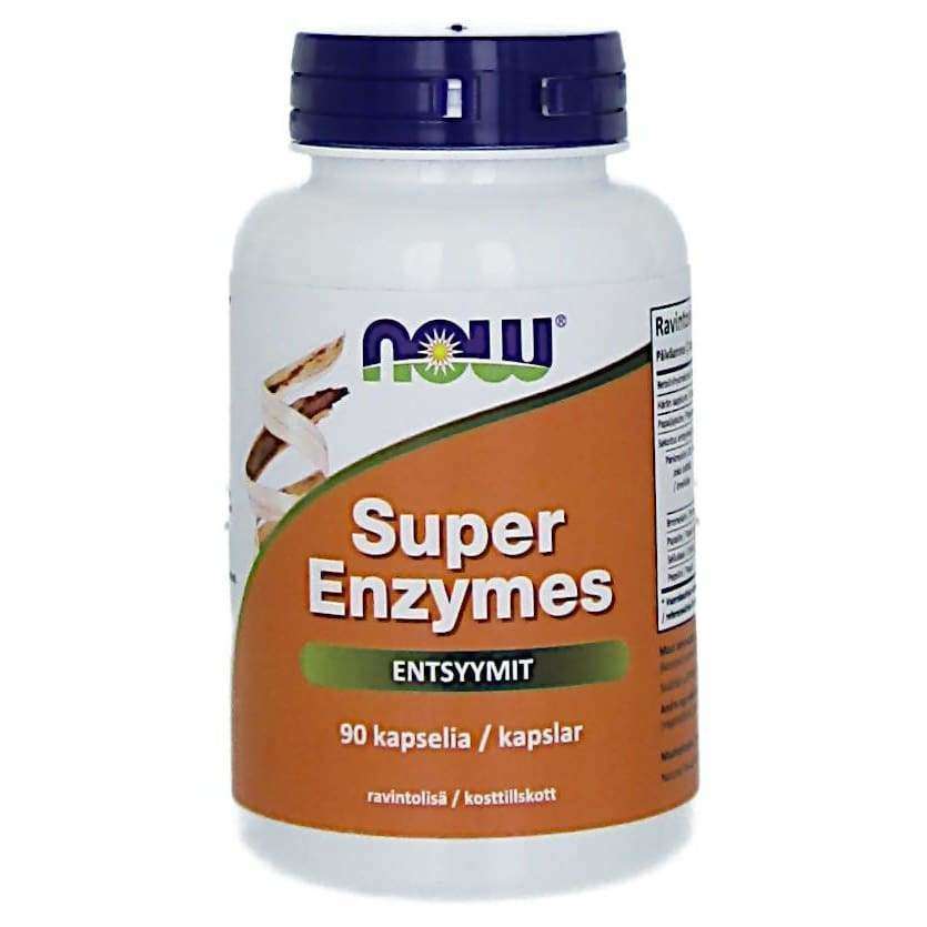 Now Foods Super Enzymes-Now Foods-Hyvinvoinnin Tavaratalo